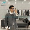 Thom Browne - 23 New Patchwork Wool Shirt Jacket
