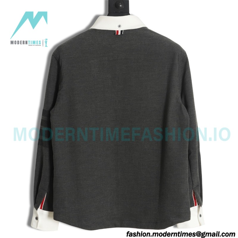 Thom Browne - 23 New Patchwork Wool Shirt Jacket