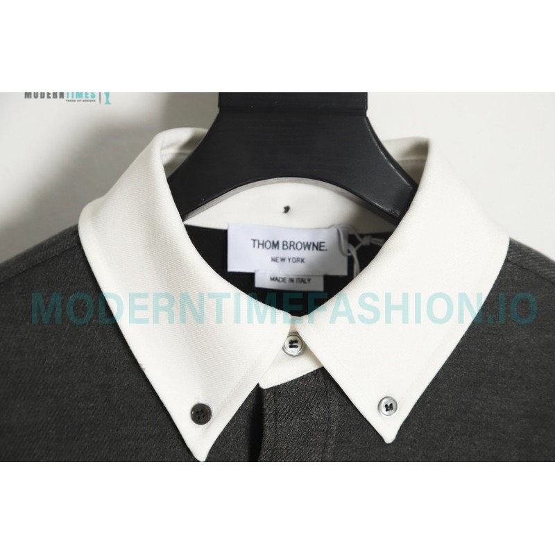 Thom Browne - 23 New Patchwork Wool Shirt Jacket