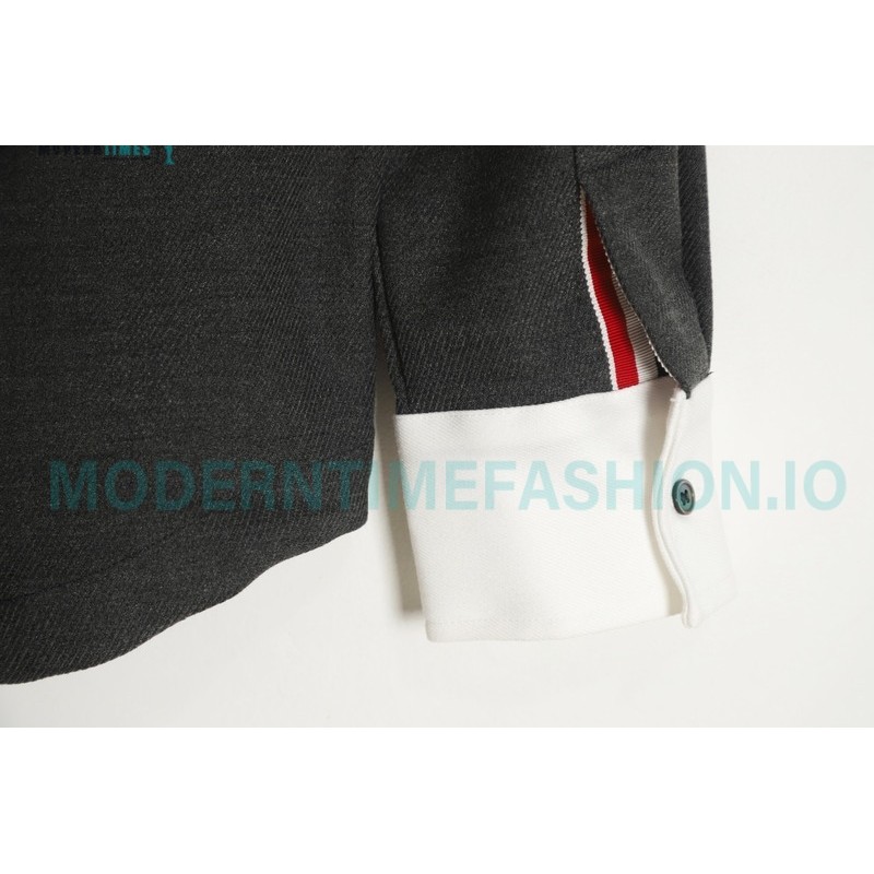 Thom Browne - 23 New Patchwork Wool Shirt Jacket