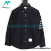 Thom Browne - Classic Four-bar Flannel Shirt