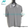 Thom Browne - 23SS Mulberry Silk Striped Polo Short-sleeved T-shirt