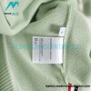 Thom Browne - 23SS Mulberry Silk Striped Polo Short-sleeved T-shirt
