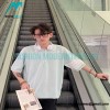 Thom Browne - 23SS Mulberry Silk Striped Polo Short-sleeved T-shirt