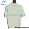 Thom Browne - 23SS Mulberry Silk Striped Polo Short-sleeved T-shirt