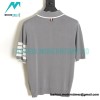 Thom Browne - 23SS Mulberry Silk Striped Polo Short-sleeved T-shirt