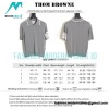 Thom Browne - 23SS Mulberry Silk Striped Polo Short-sleeved T-shirt