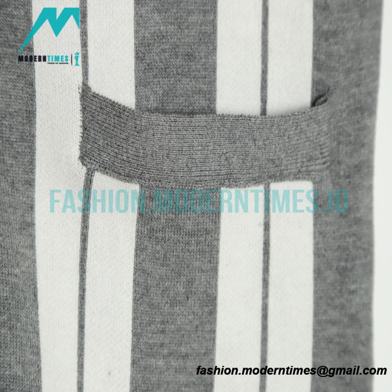 Thom Browne - 22ss Striped Short-sleeved Cardigan Sweatershirts