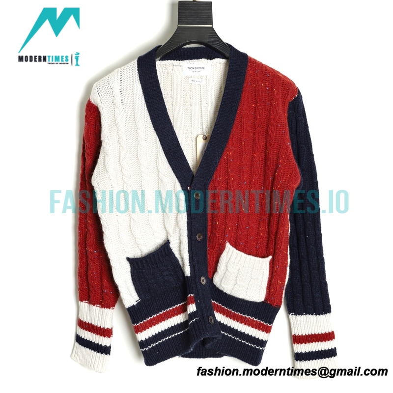 Thom Browne - 21FW Heavy Knit Cardigan Sweatershirt
