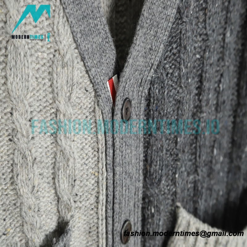Thom Browne - 21FW Heavy Knit Cardigan Sweatershirt