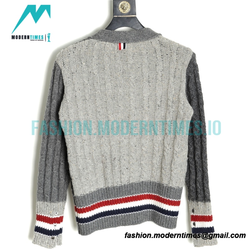 Thom Browne - 21FW Heavy Knit Cardigan Sweatershirt