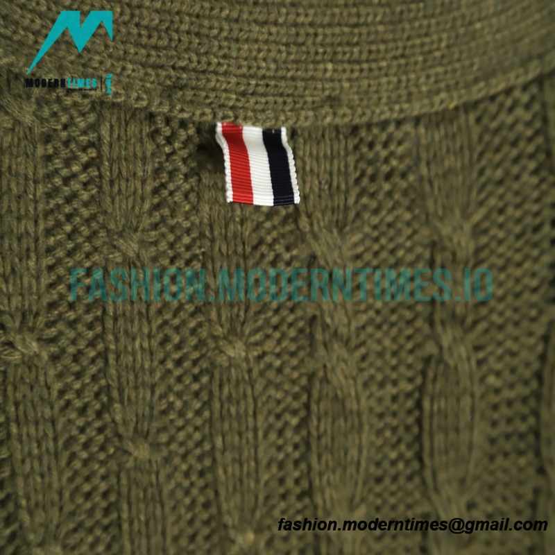 Thom Browne - 21FW Heavy Knit Cardigan Sweatershirt