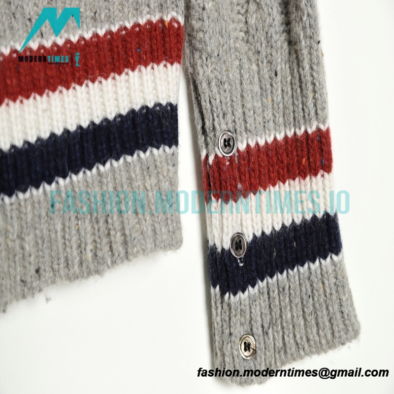 Thom Browne - 21FW Heavy Knit Cardigan Sweatershirt