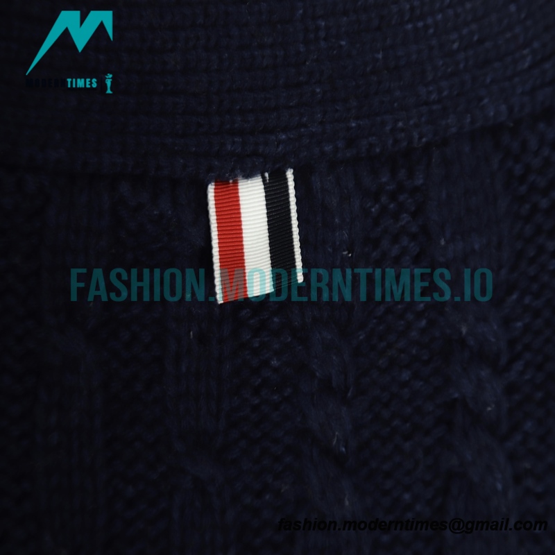 Thom Browne - 21FW Heavy Knit Cardigan Sweatershirt