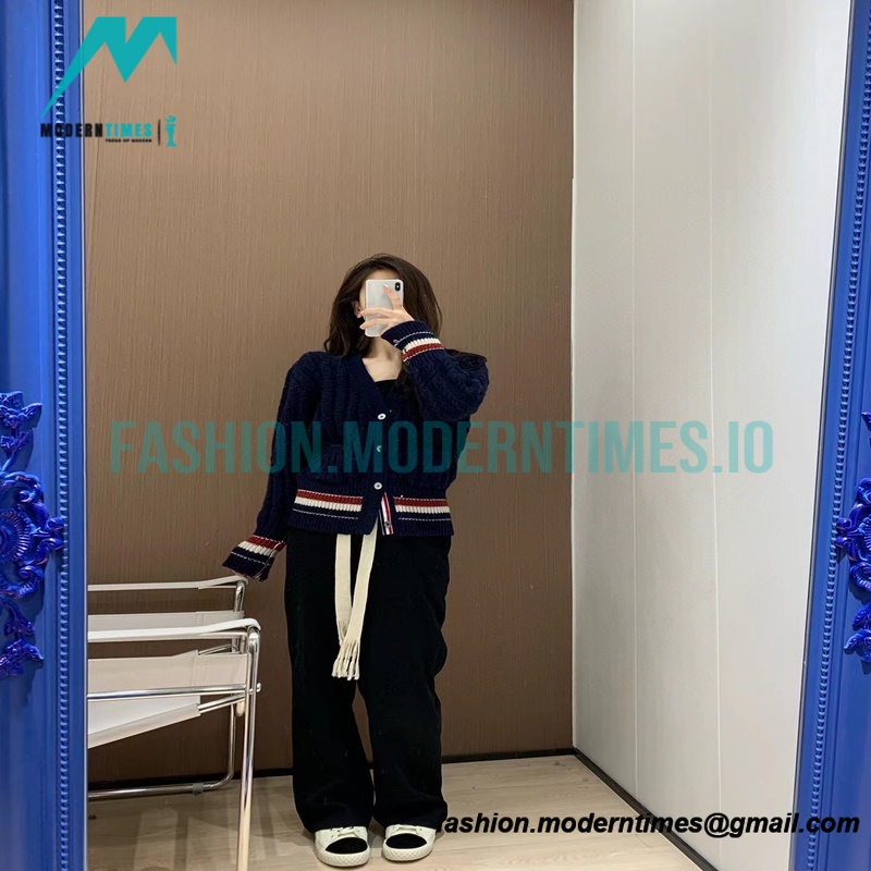 Thom Browne - 21FW Heavy Knit Cardigan Sweatershirt
