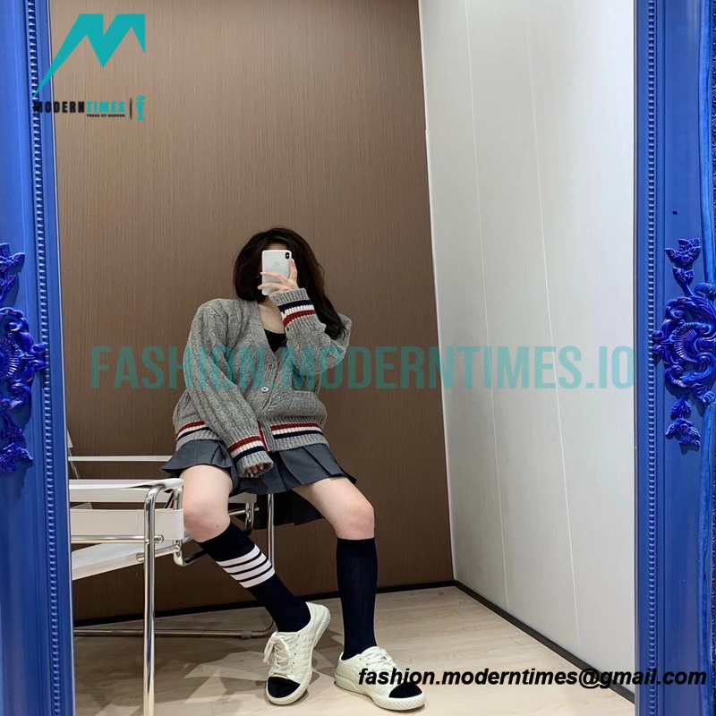 Thom Browne - 21FW Heavy Knit Cardigan Sweatershirt