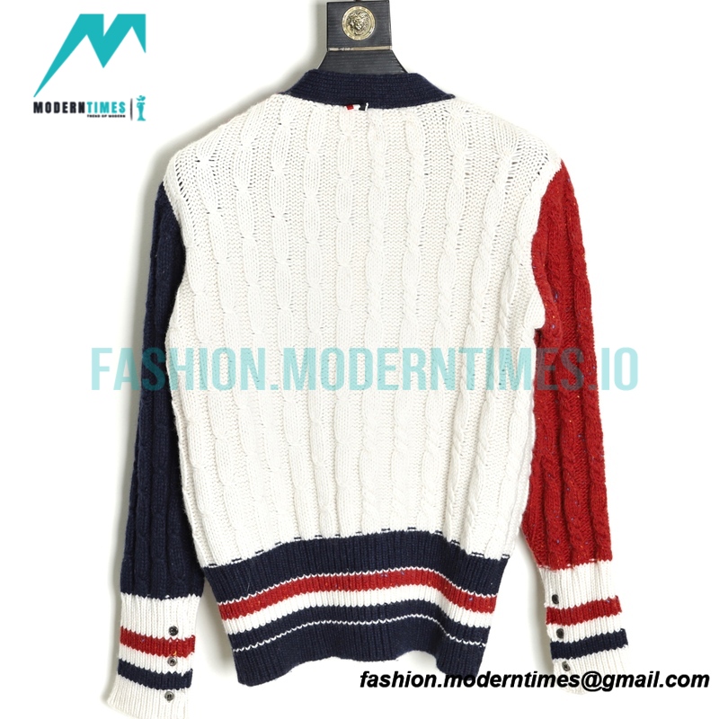 Thom Browne - 21FW Heavy Knit Cardigan Sweatershirt
