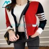 Thom Browne - 20FW Classic Four-bar With Five-button Cardigan Sweatershirt