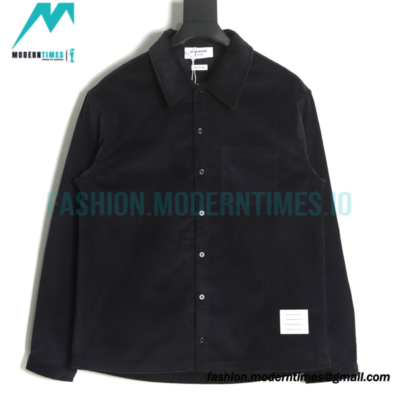 Thom Browne - 22 New Corduroy Long-sleeved Shirt