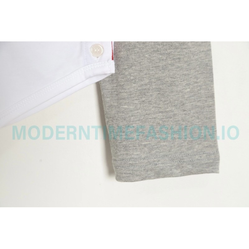 Thom Browne - Classic Patchwork Yarn-dyed Crewneck Long Sleeve
