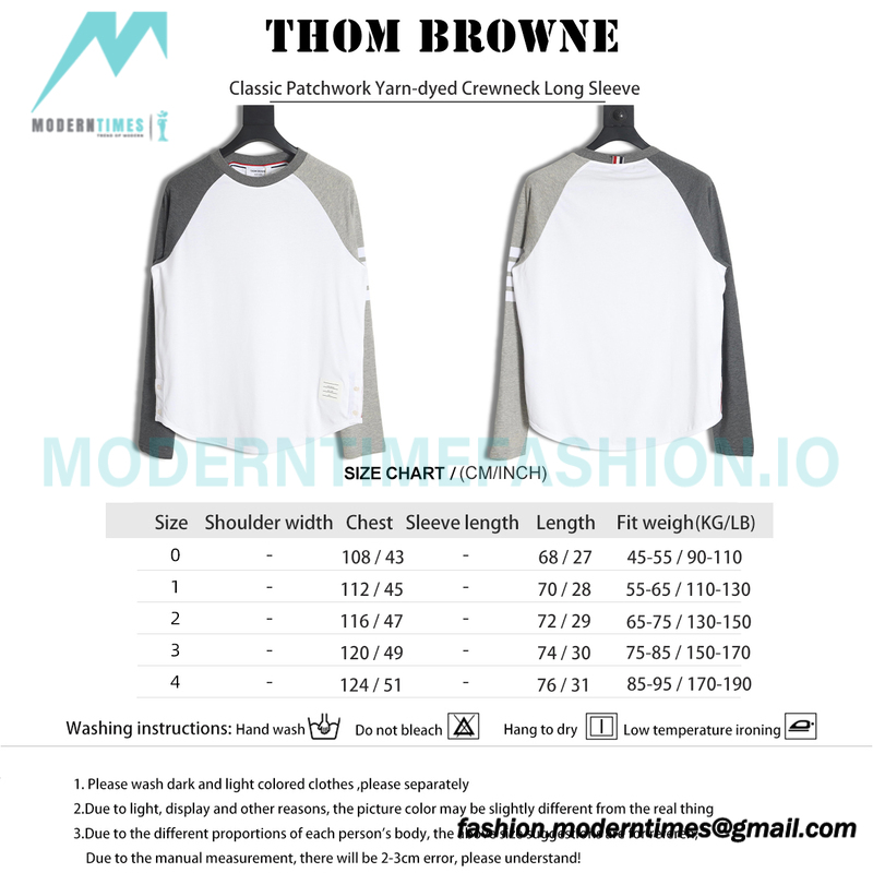 Thom Browne - Classic Patchwork Yarn-dyed Crewneck Long Sleeve