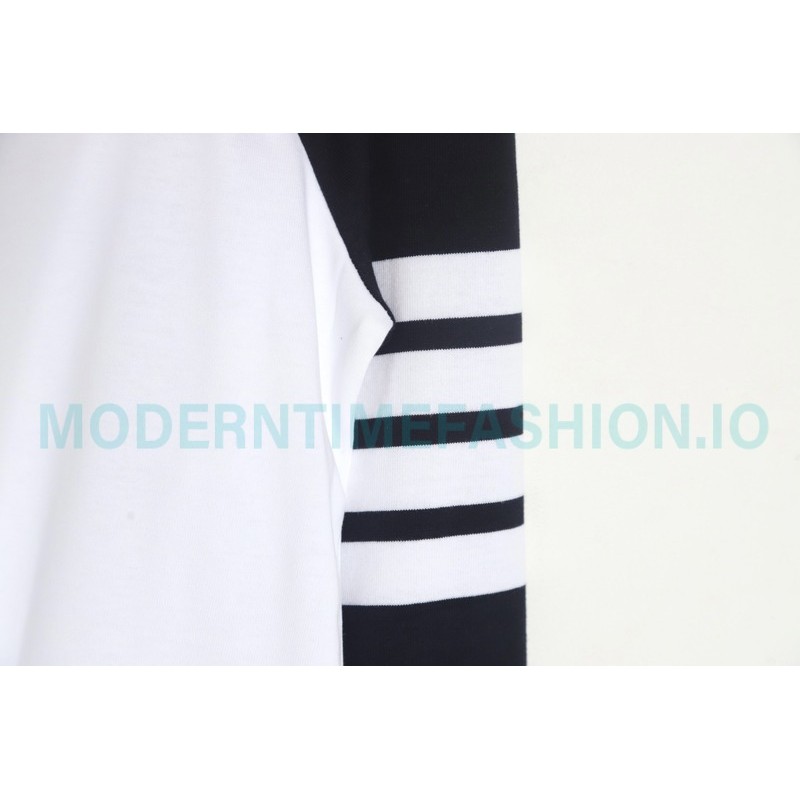 Thom Browne - Classic Patchwork Yarn-dyed Crewneck Long Sleeve