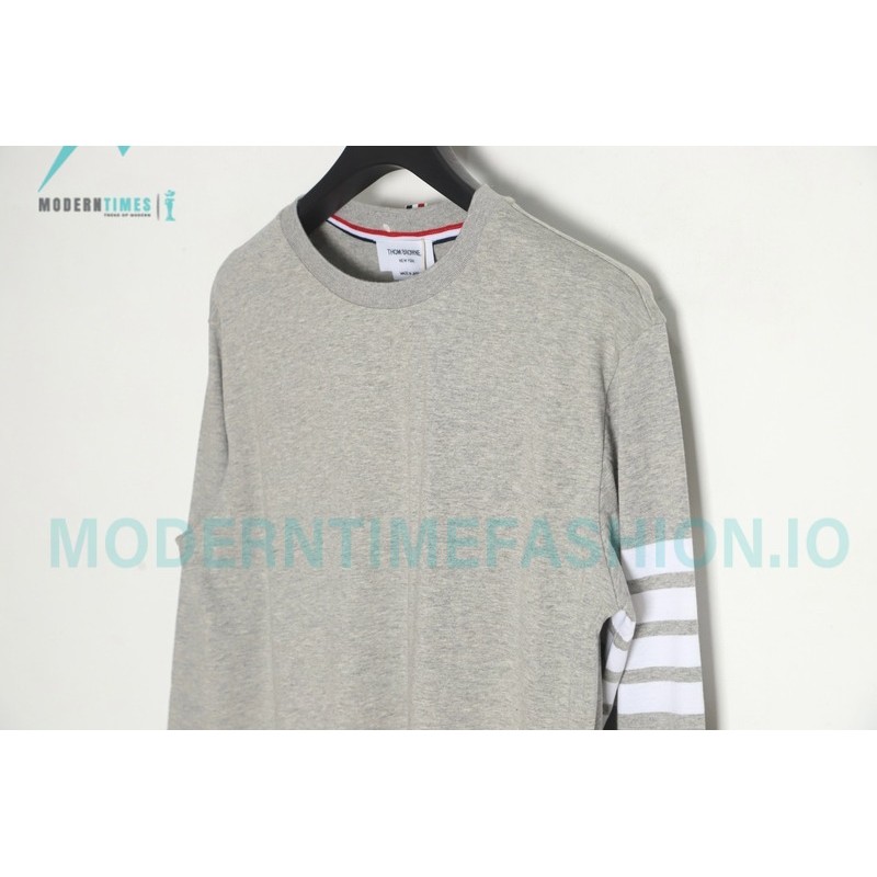 Thom Browne - Four-bar Crewneck Long Sleeves