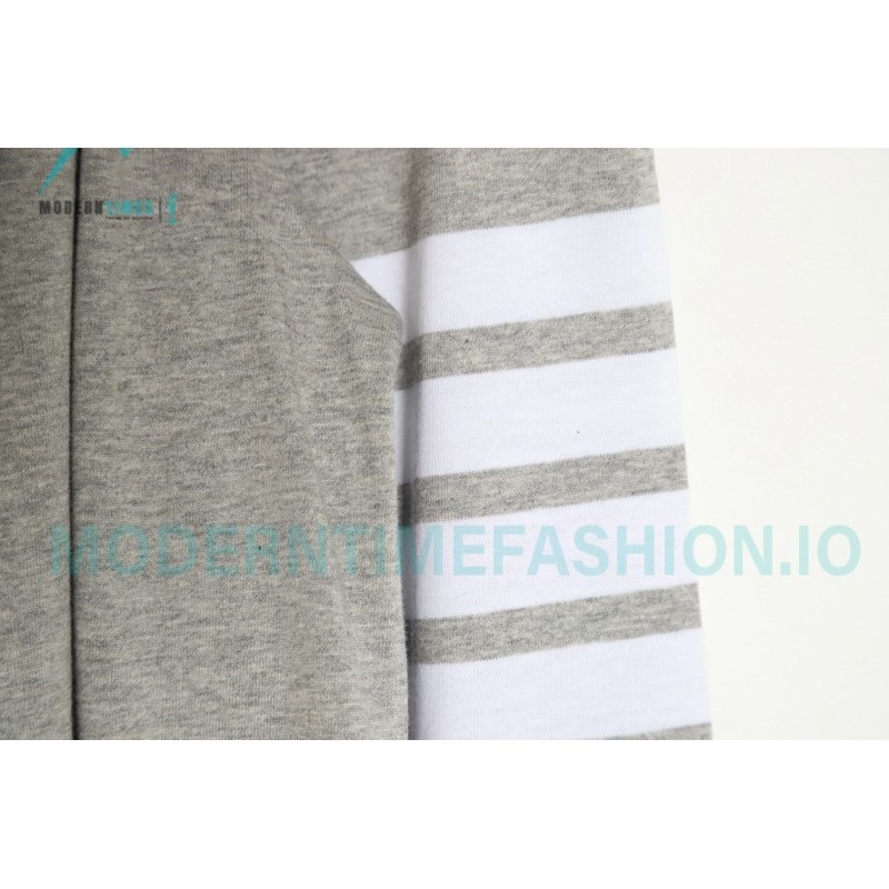Thom Browne - Four-bar Crewneck Long Sleeves