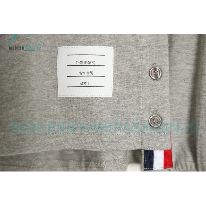 Thom Browne - Four-bar Crewneck Long Sleeves