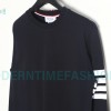 Thom Browne - Four-bar Crewneck Long Sleeves