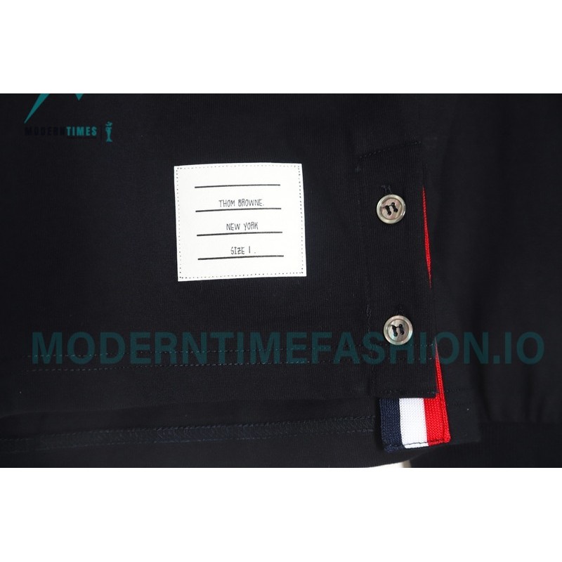 Thom Browne - Four-bar Crewneck Long Sleeves
