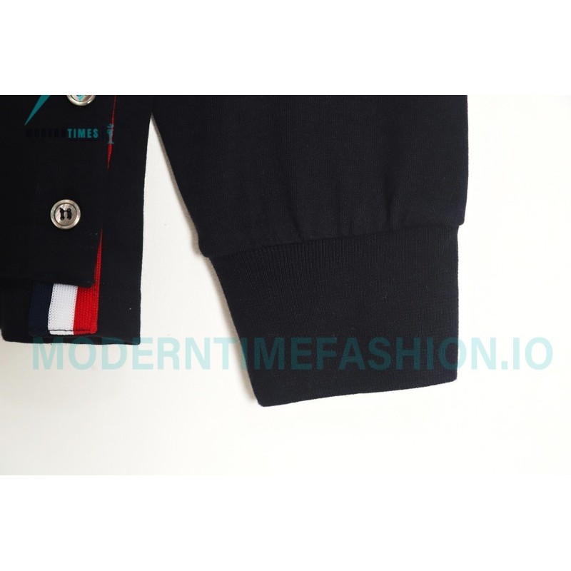 Thom Browne - Four-bar Crewneck Long Sleeves