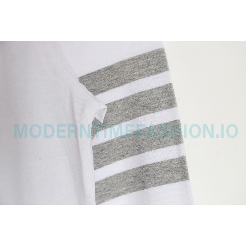 Thom Browne - Four-bar Crewneck Long Sleeves