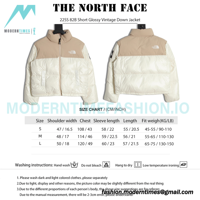 The North Face - 22SS 82B Short Glossy Vintage Down Jacket