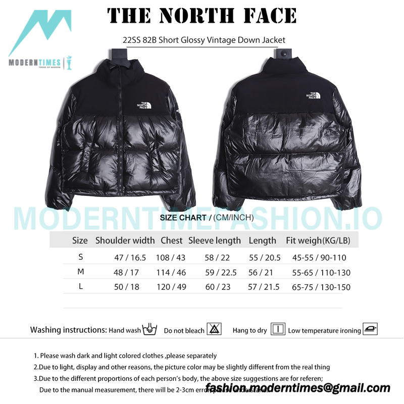 The North Face - 22SS 82B Short Glossy Vintage Down Jacket