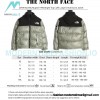 The North Face - 23FW Novelty Nuptse 1996 Bright Top Cuffs Large Check Down Jacket
