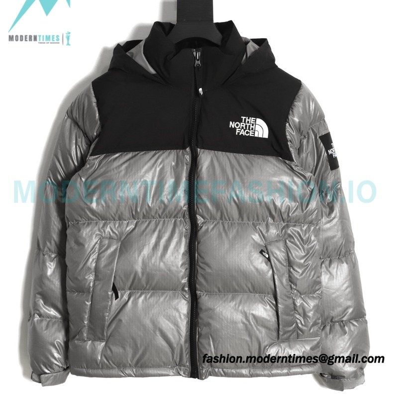 The North Face - 23FW Novelty Nuptse 1996 Bright Top Cuffs Large Check Down Jacket