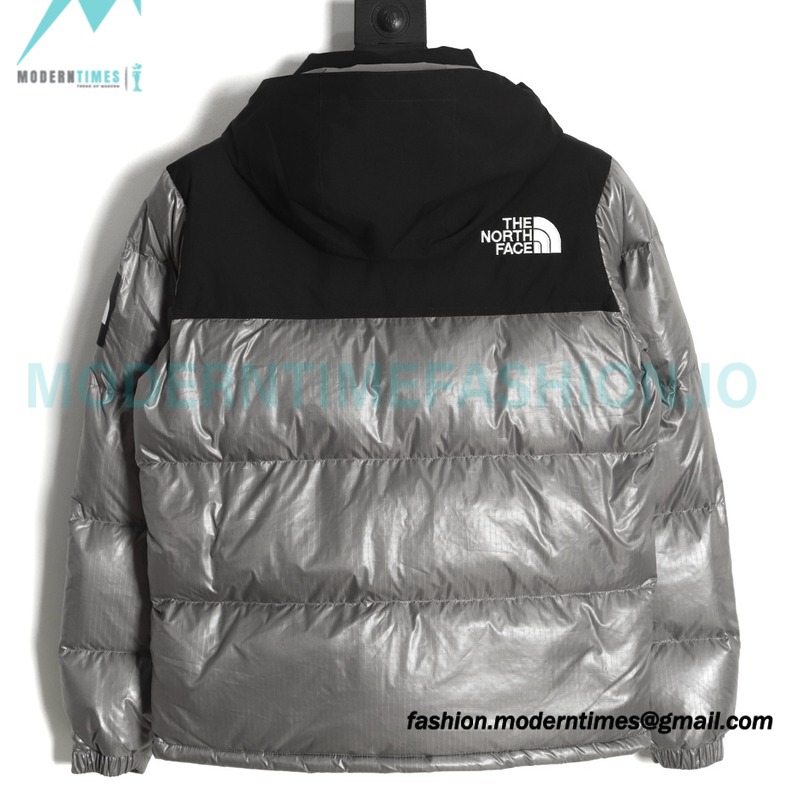 The North Face - 23FW Novelty Nuptse 1996 Bright Top Cuffs Large Check Down Jacket