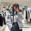 The North Face - 23FW Novelty Nuptse 1996 Bright Top Cuffs Large Check Down Jacket