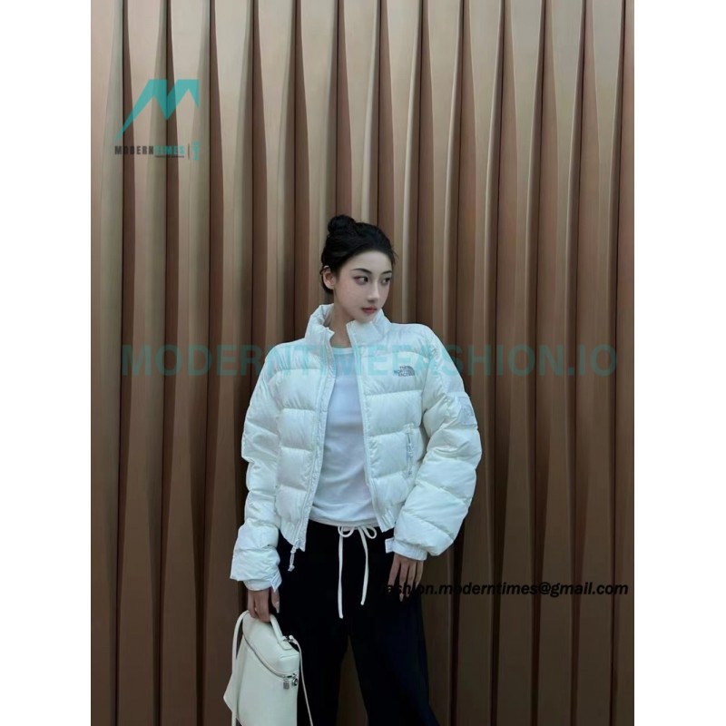 The North Face - 23FW Rusta Women High-waisted Check Short Spliced Down Jacket