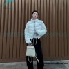The North Face - 23FW Rusta Women High-waisted Check Short Spliced Down Jacket