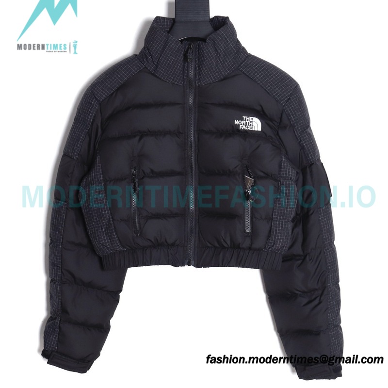 The North Face - 23FW Rusta Women High-waisted Check Short Spliced Down Jacket