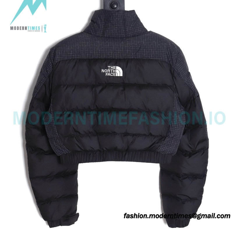 The North Face - 23FW Rusta Women High-waisted Check Short Spliced Down Jacket