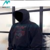 Undermycar -23FW New World Pop-store Wash Destruction Hoodie