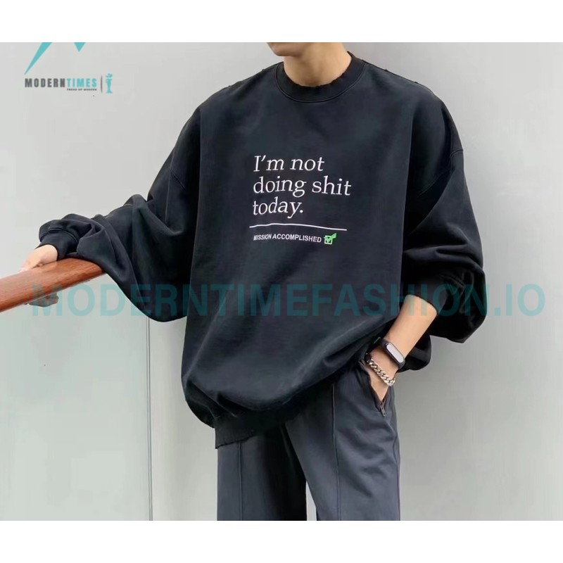 Vetements - 23SS Tie-dye Gradient Wash Vintage Crew-neck Hoodie