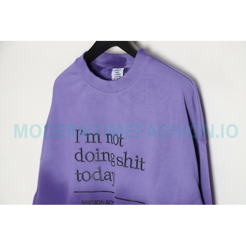 Vetements - 23SS Tie-dye Gradient Wash Vintage Crew-neck Hoodie