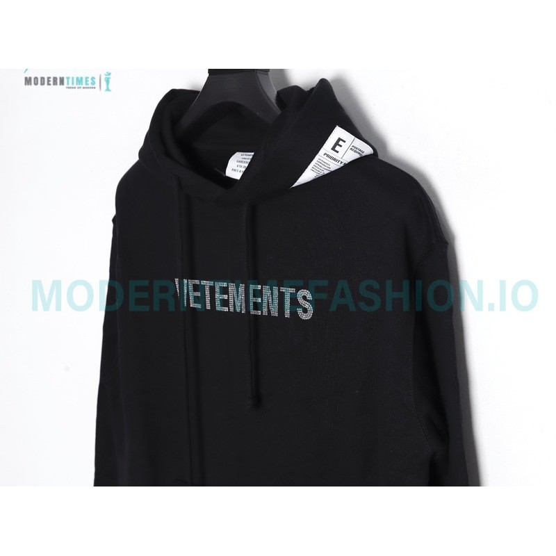 Vetements - 23FW Hot Diamond Letter Hoodie