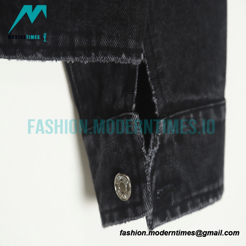 We11 Done - 22FW Hand-airbrushed Denim Coat