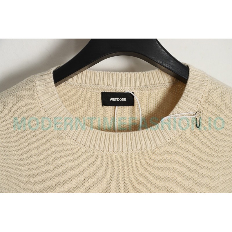 We11 Done - Love Print Knit Sweater