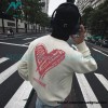 We11 Done - Love Print Knit Sweater